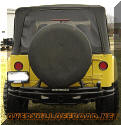TJ Jeep rear tire carrier bumper
