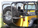 Overkill Jeep tire carrier and cage CJ